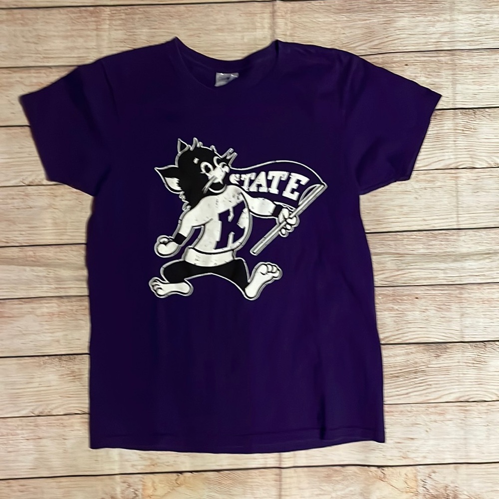 Women’s Gildan K State purple t-shirt size S